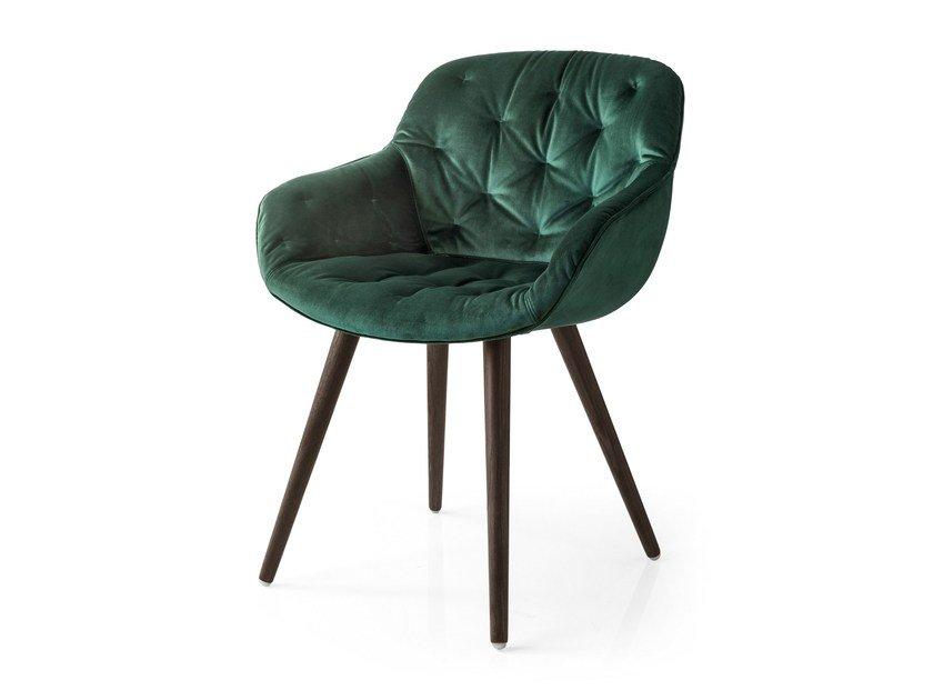 IGLOO SOFT Tufted velvet chair