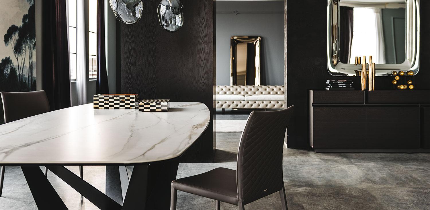 SKORPIO KERAMIK Rectangular ceramic table