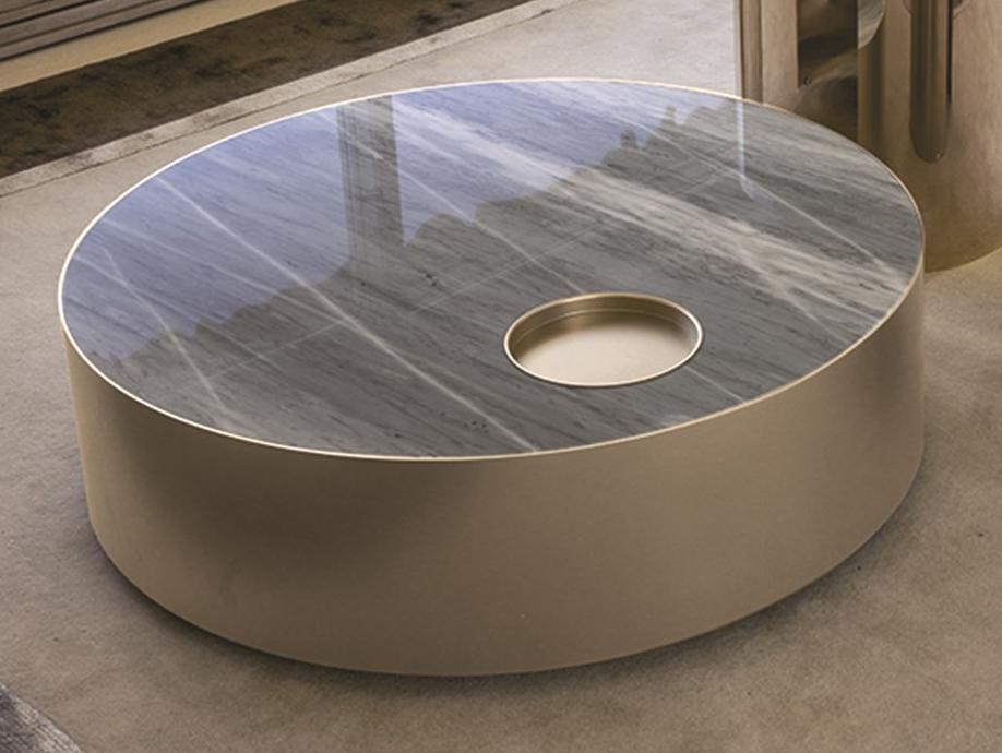 SUN Round metal coffee table