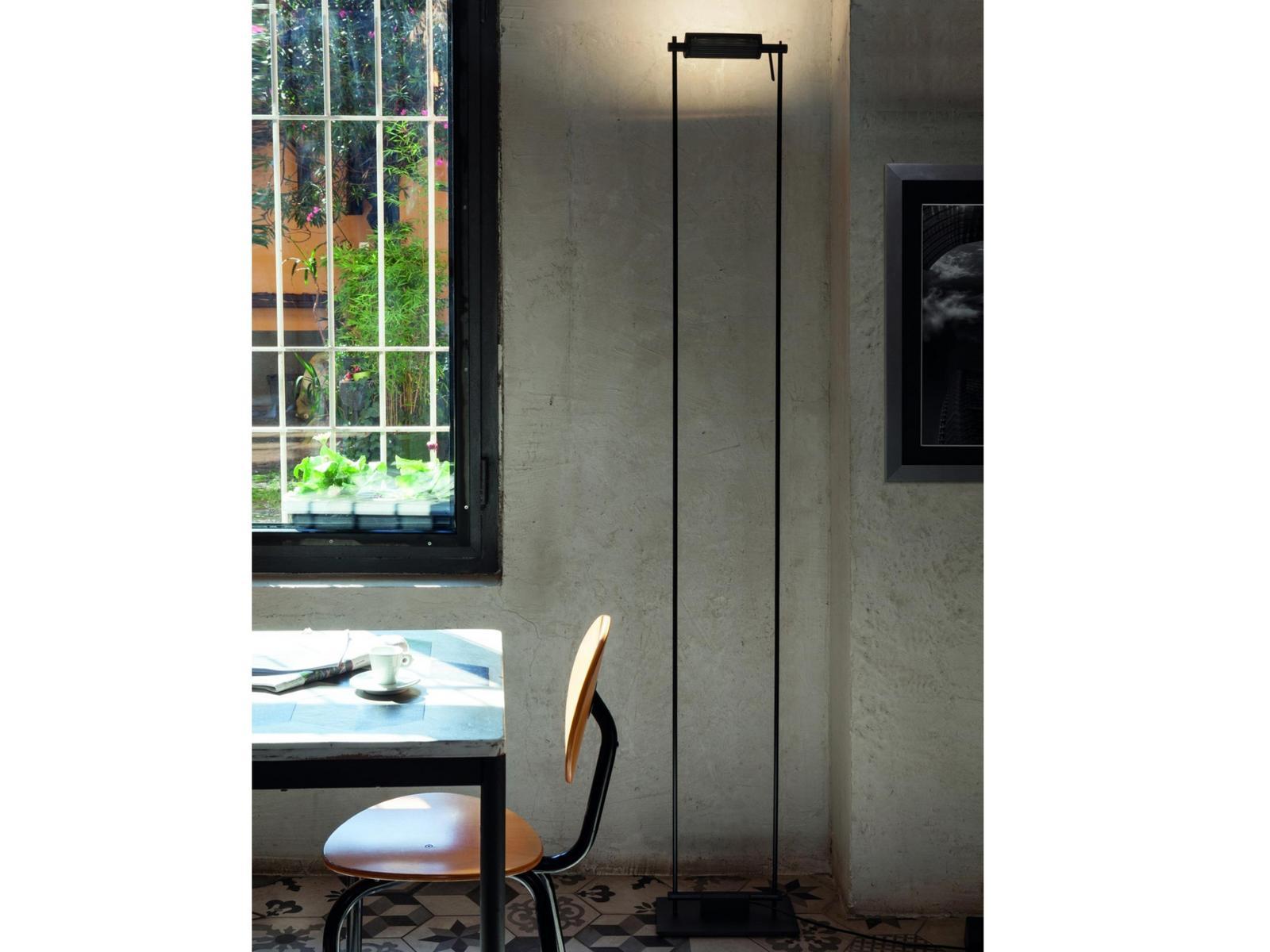 LOGO Adjustable aluminium floor lamp