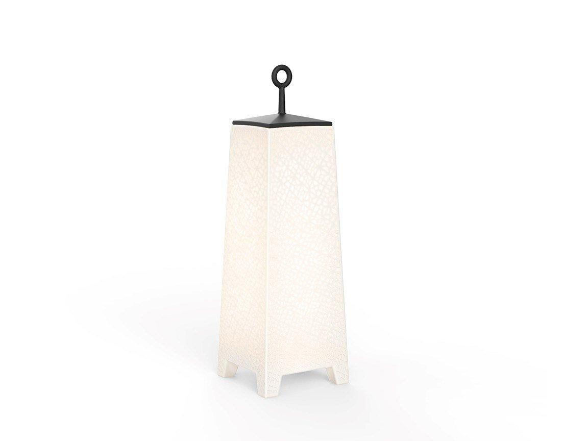 MORA LED polyethylene floor lamp cordless
