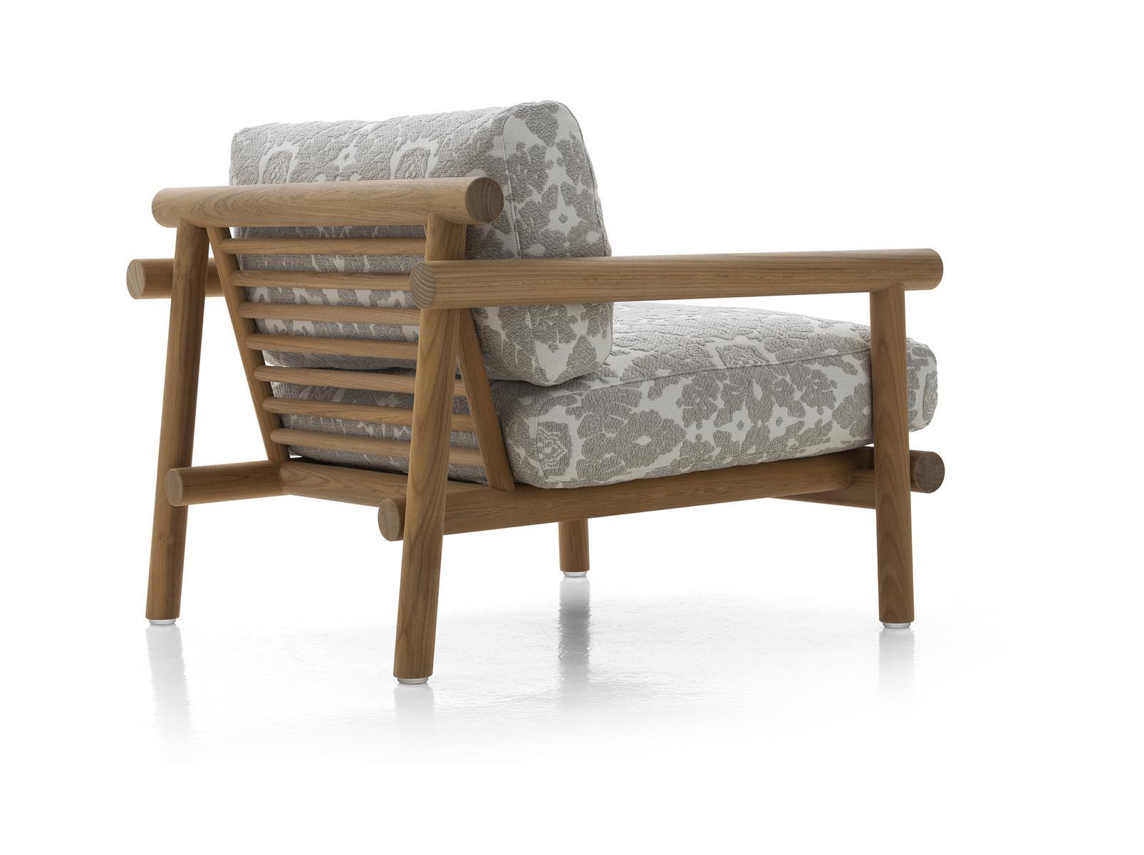 AYANA Fabric garden armchair with armrests
