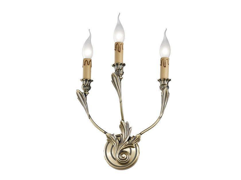 SOLANGE 337/A3 Antique Brass wall light