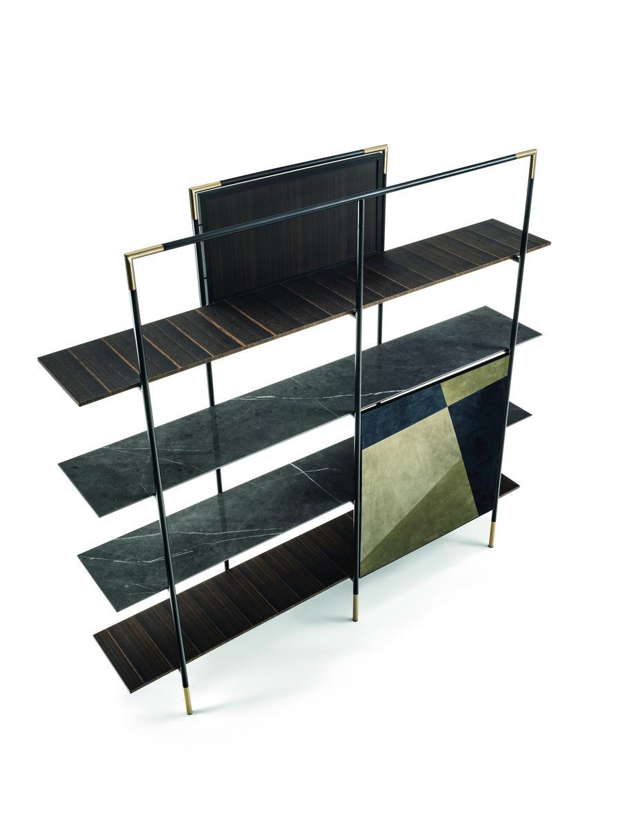 KEVIN Open freestanding double-sided bookcase KEVIN Open freestanding double-sided bookcase