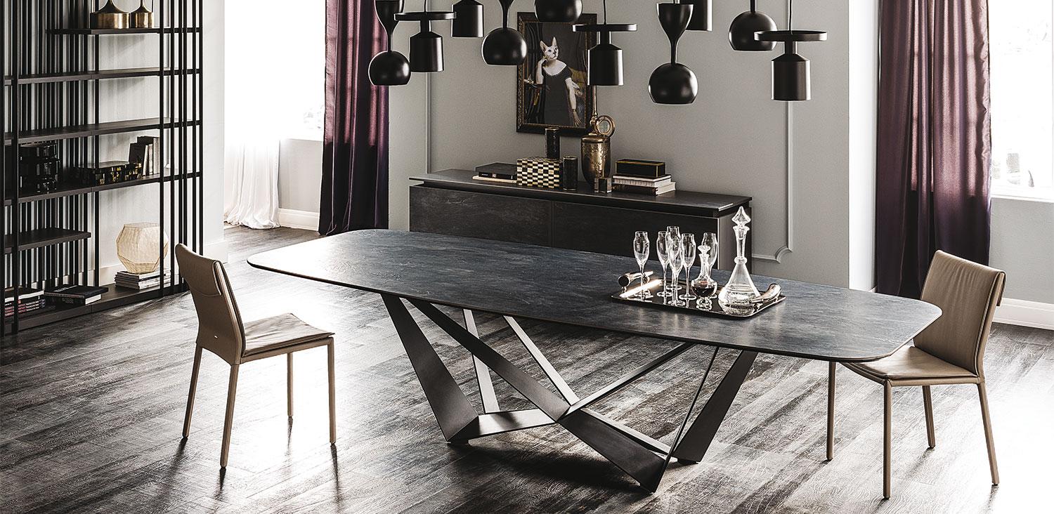 SKORPIO KERAMIK Rectangular ceramic table