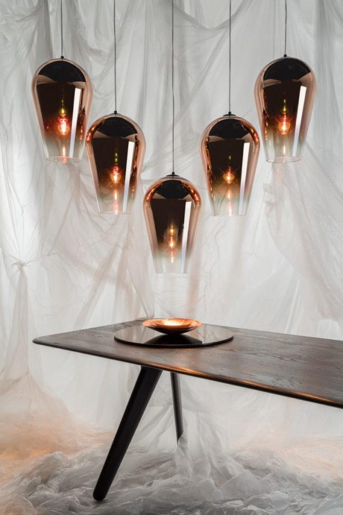 FADE Glass pendant lamp in a contemporary style