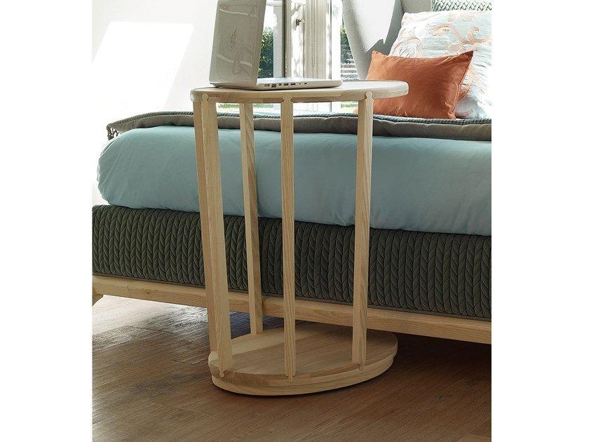 VARENNE Round wooden side table