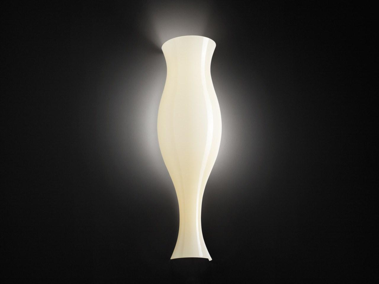 SPRING P LED blown glass wall light