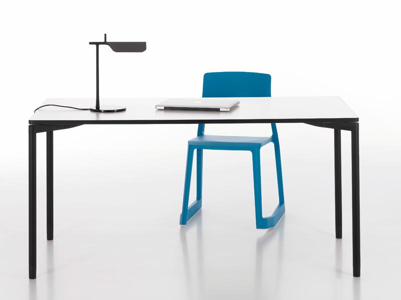 MAP Rectangular wood veneer writing desk