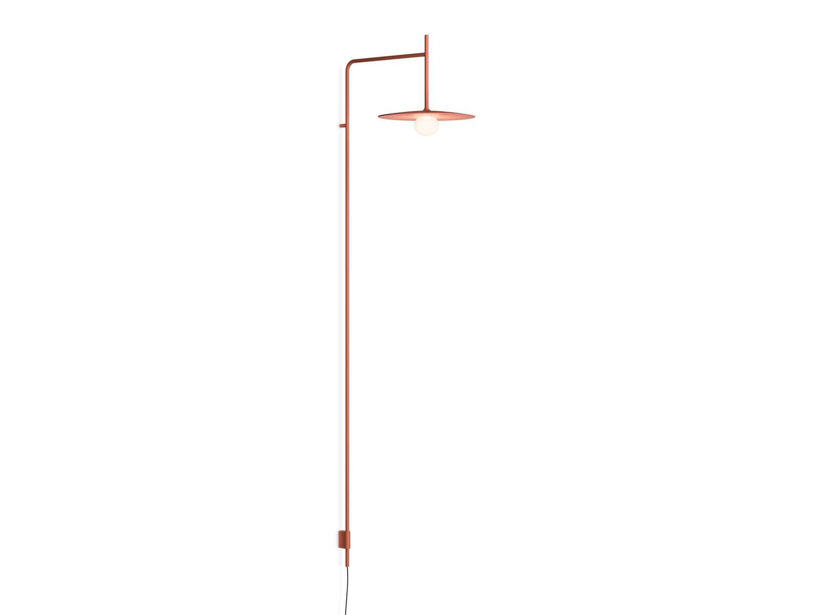 TEMPO 5762_5763 LED direct light steel wall lamp with fixed arm