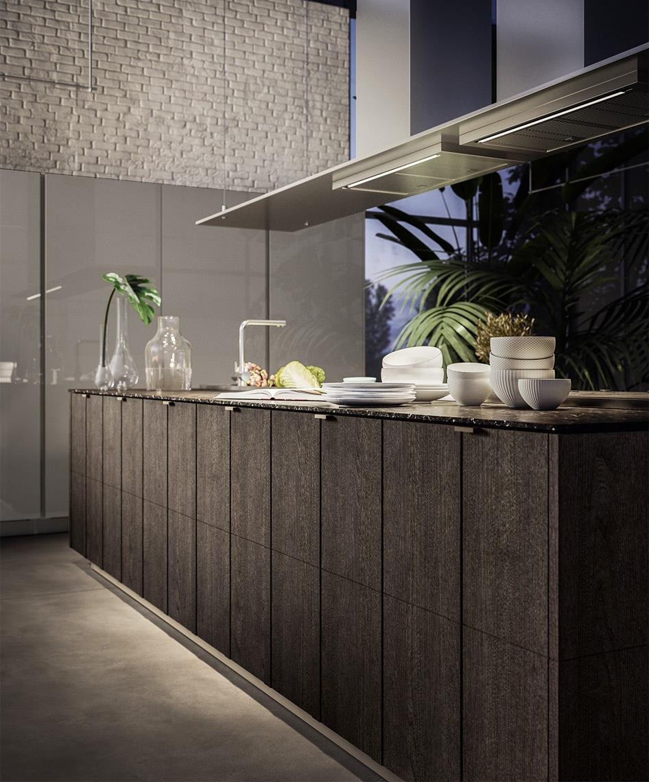 MAGGIORANA Lacquered kitchen