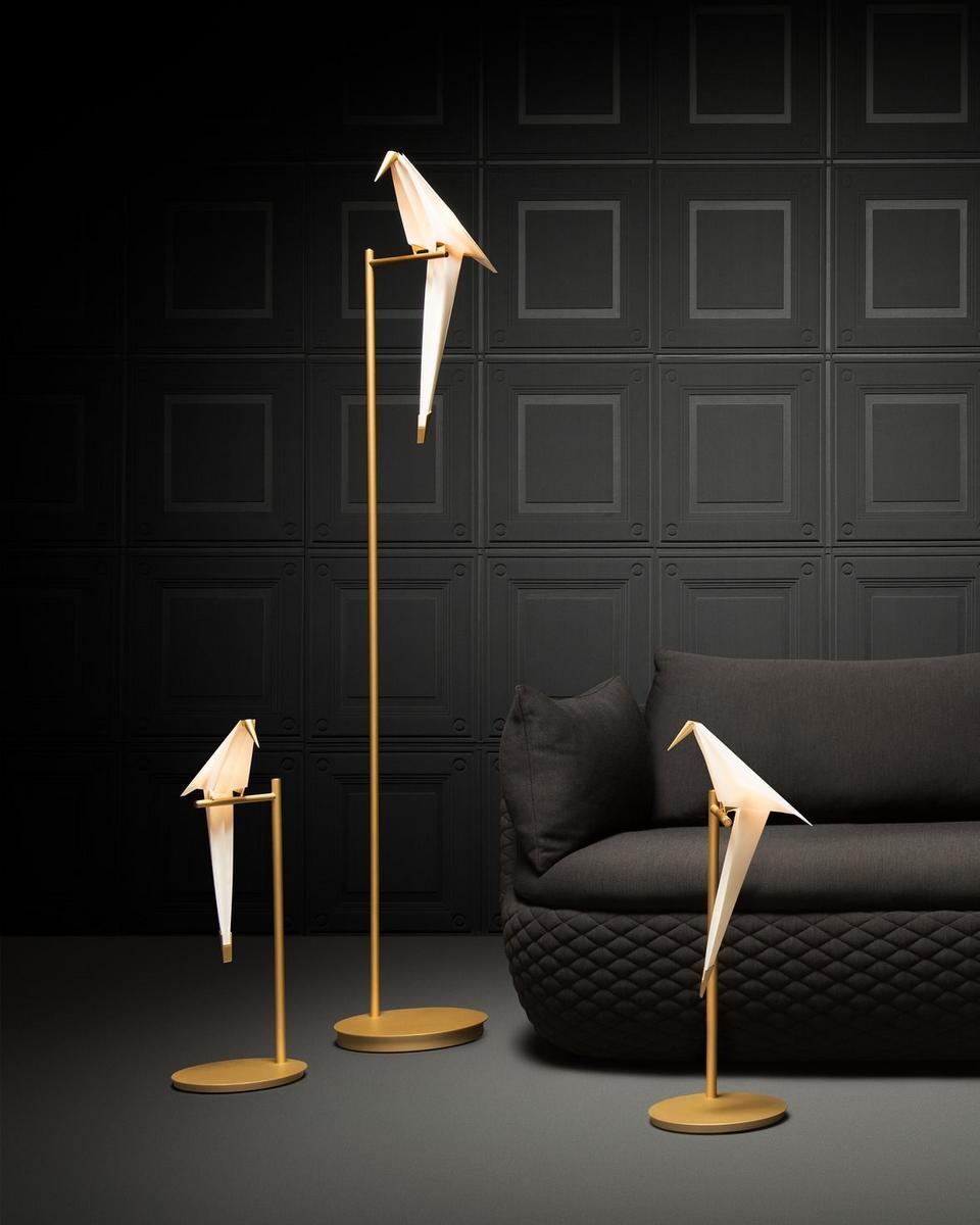 PERCH LIGHT Metal floor lamp