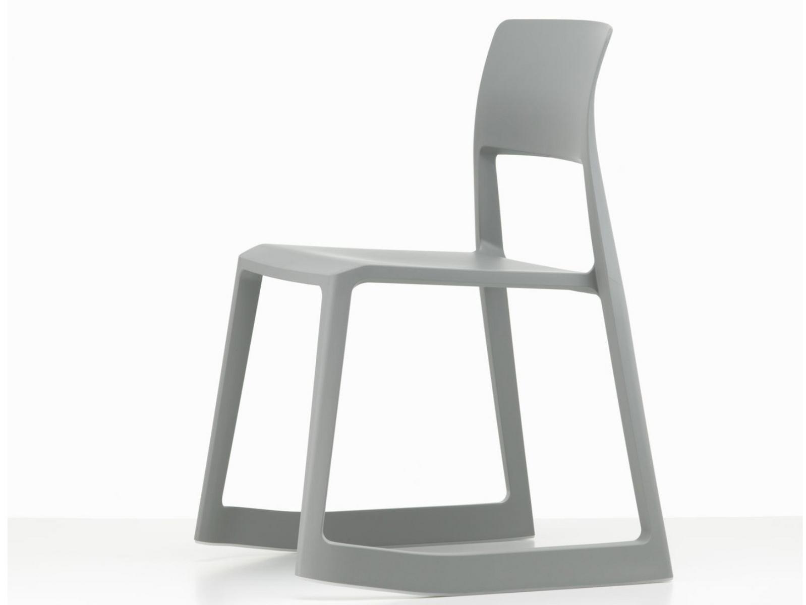 TIP TON RE Stackable open back recycled plastic chair