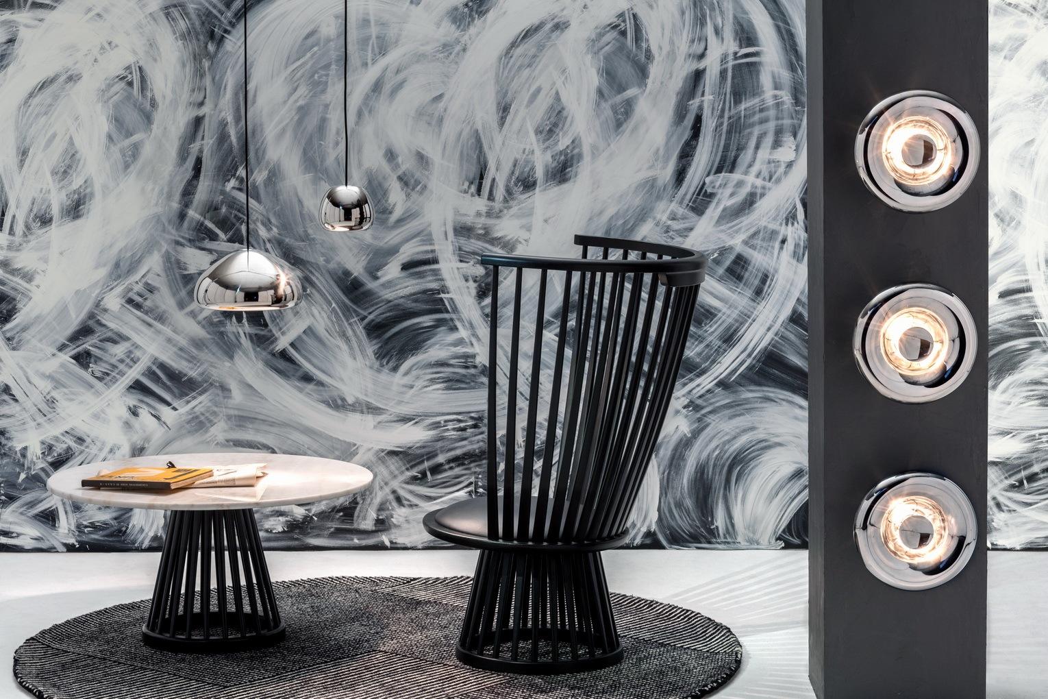 VOID Copper pendant lamp in a contemporary style