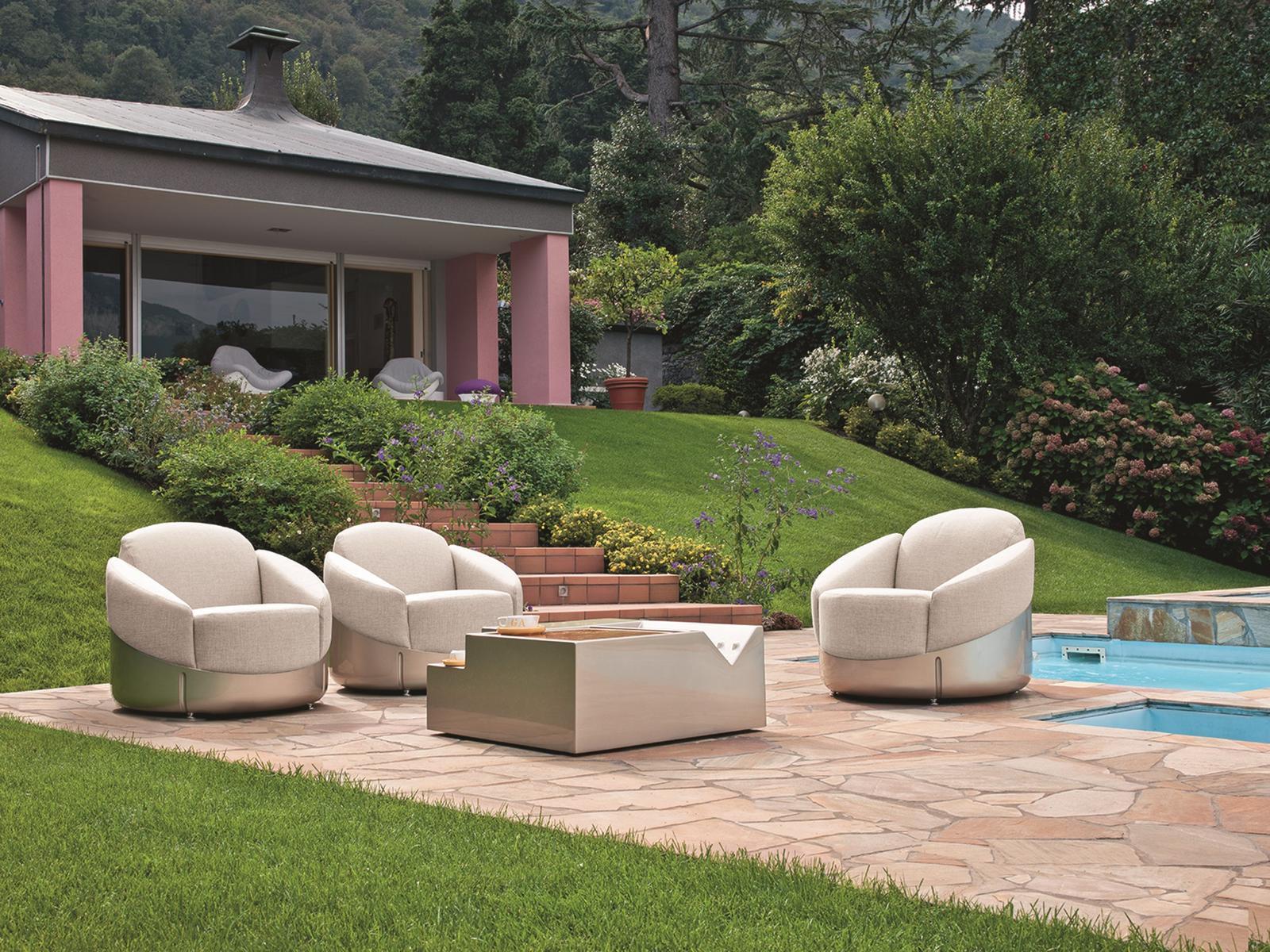 ASTREA Fabric outdoor armchair