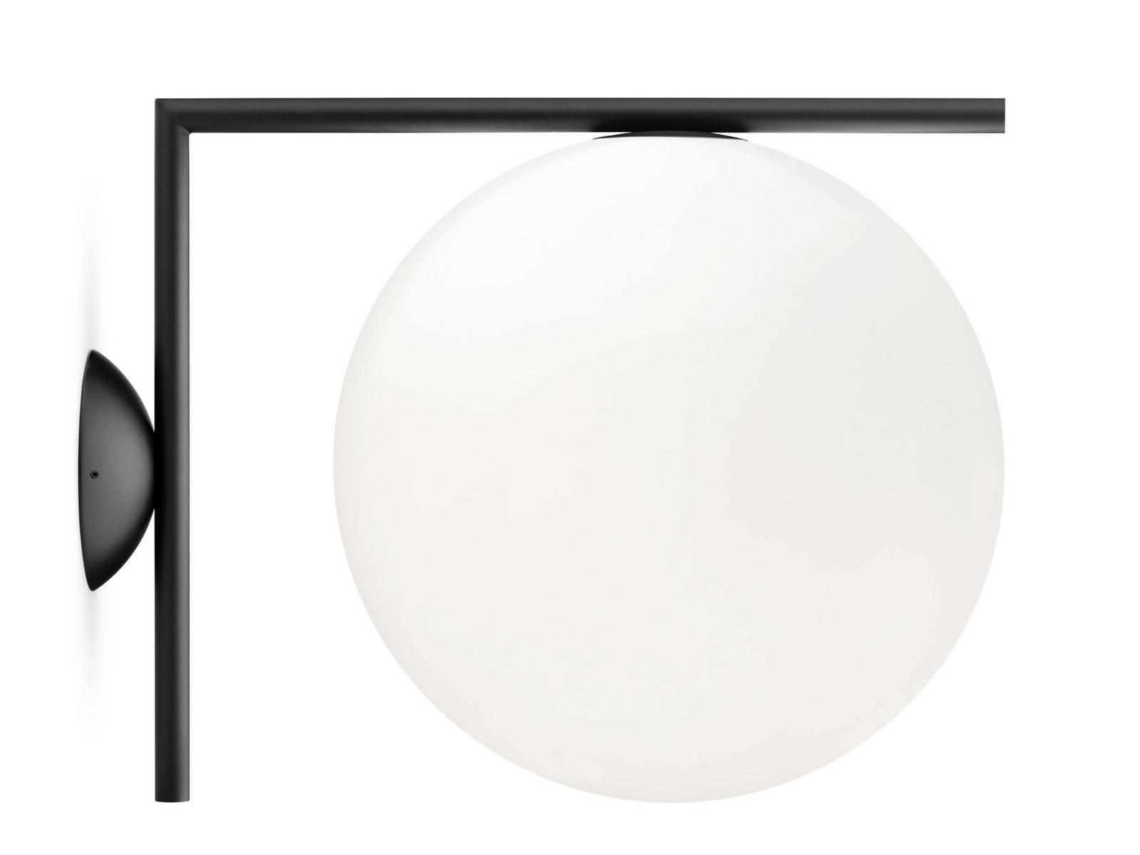 IC LIGHTS CW2 Opal glass wall lamp