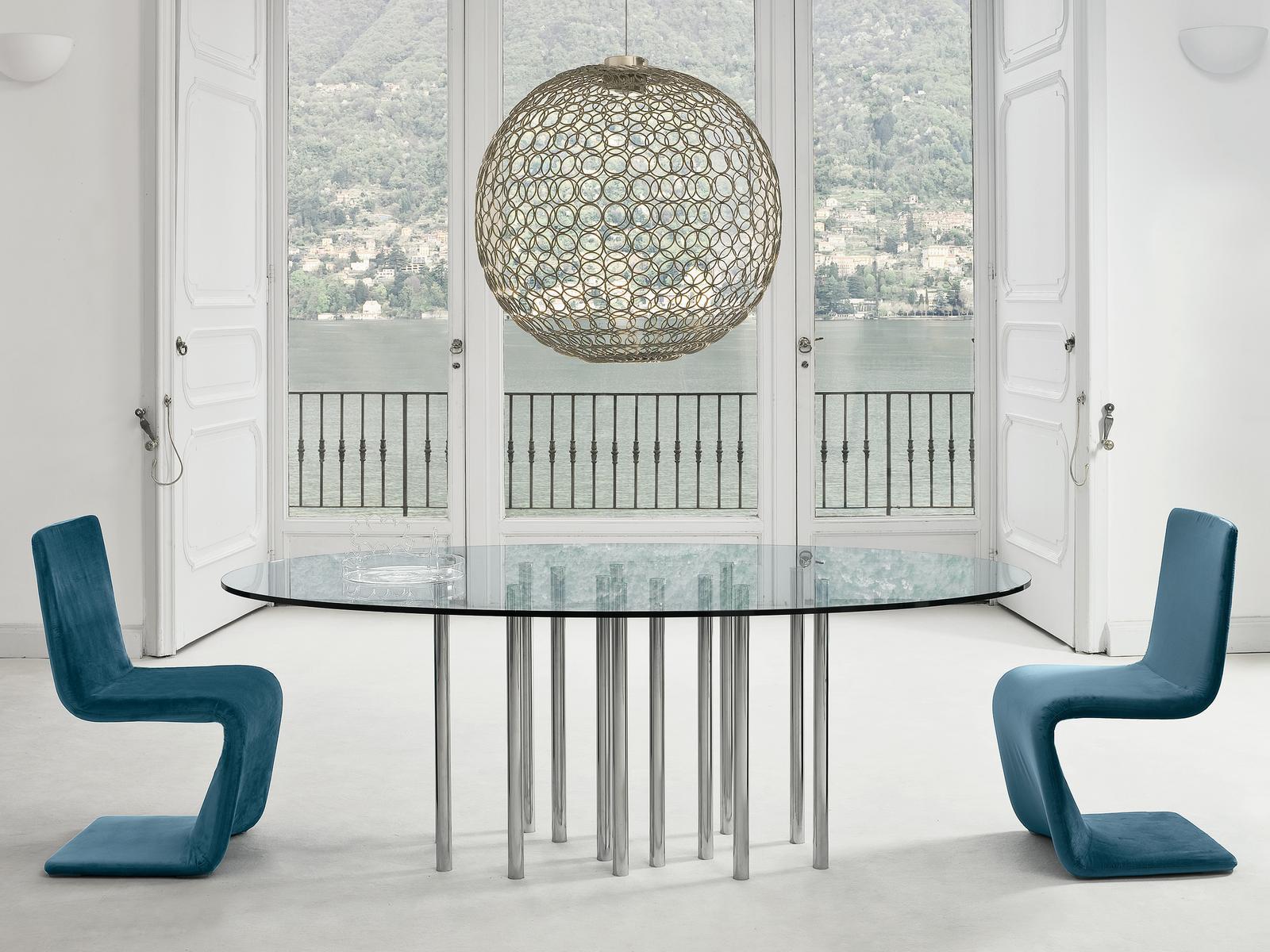 VENERE Cantilever upholstered chair