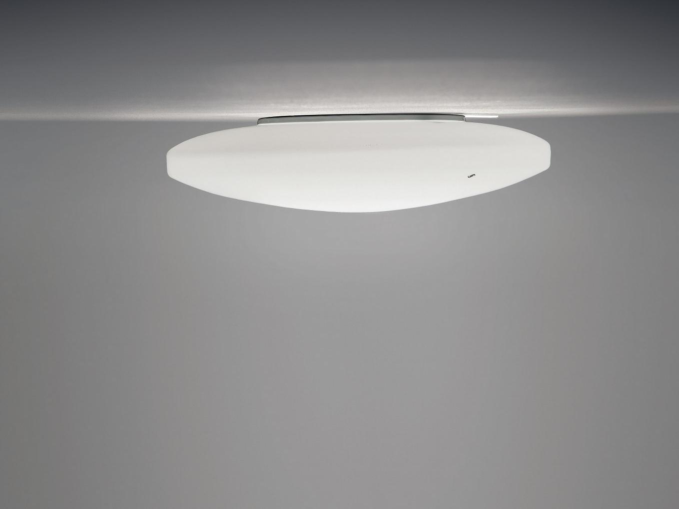 MORIS PP Satin glass wall lamp / ceiling lamp