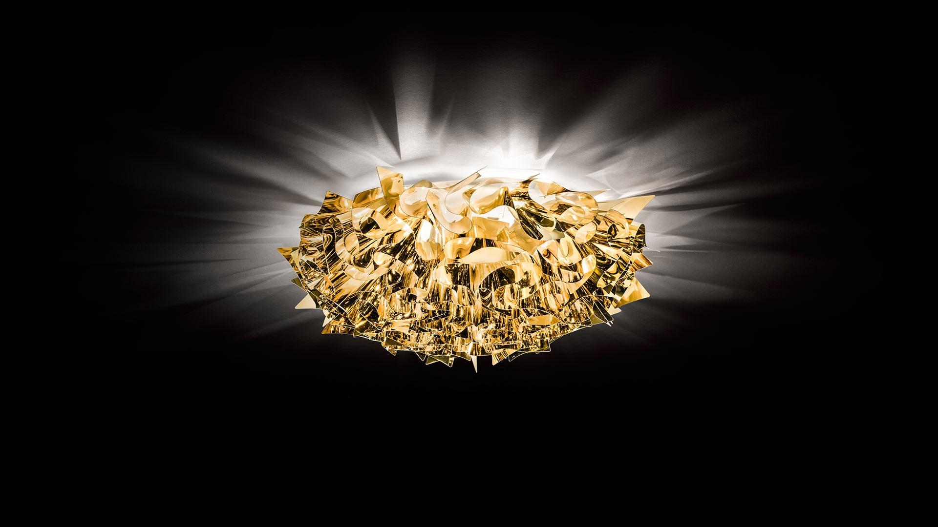 VELI GOLD Goldflex® wall lamp / ceiling lamp