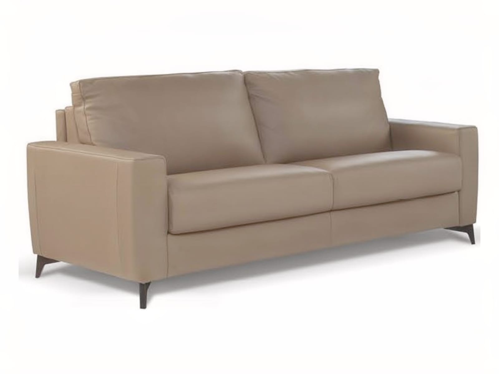 ALFA The Alfa sofa boasts a sleek, minimalist design ideal for any home, with options for a thicker mattress and an enclosed base.