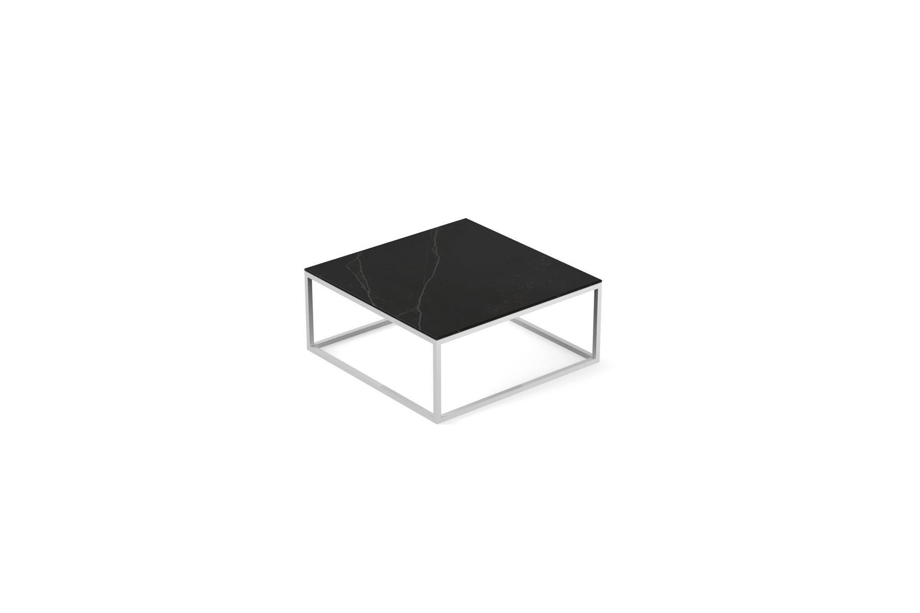 PIXEL Low square garden side table