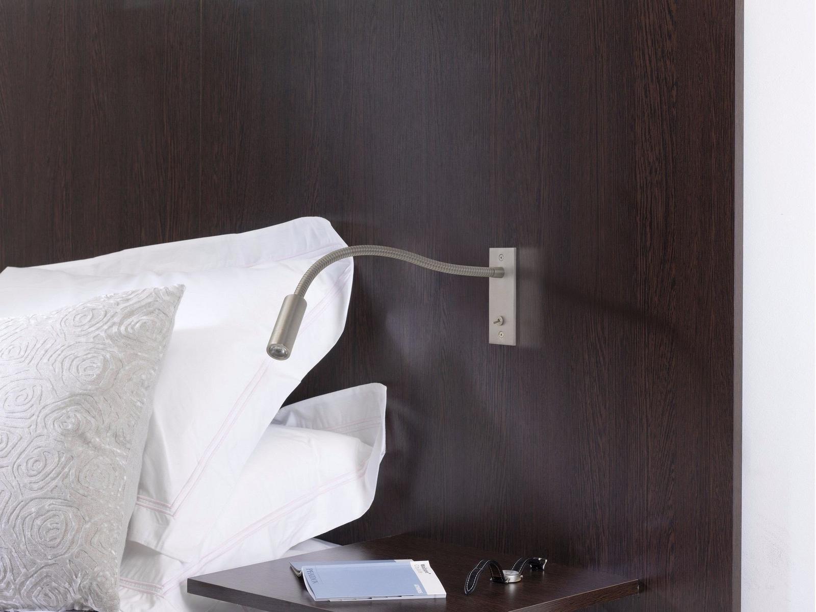 LEO LED adjustable steel reading lamp