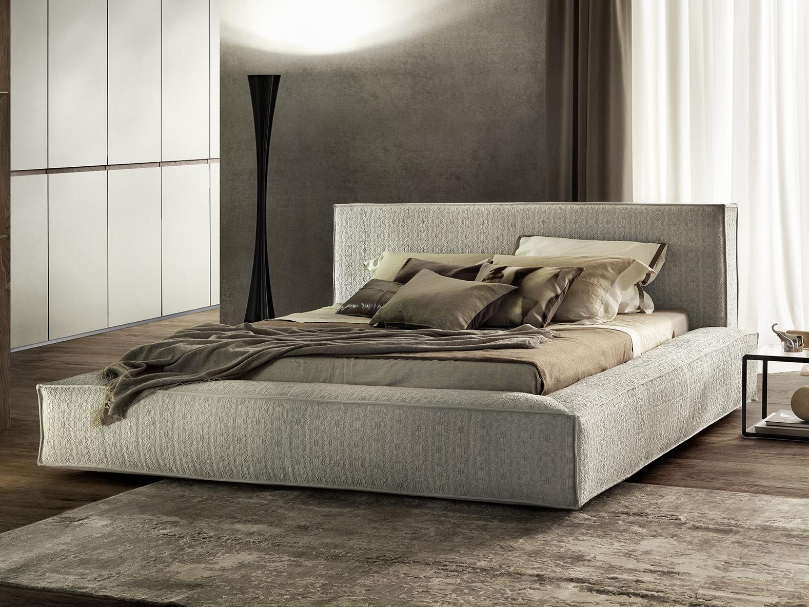 ELITE Upholstered fabric bed with removable cover