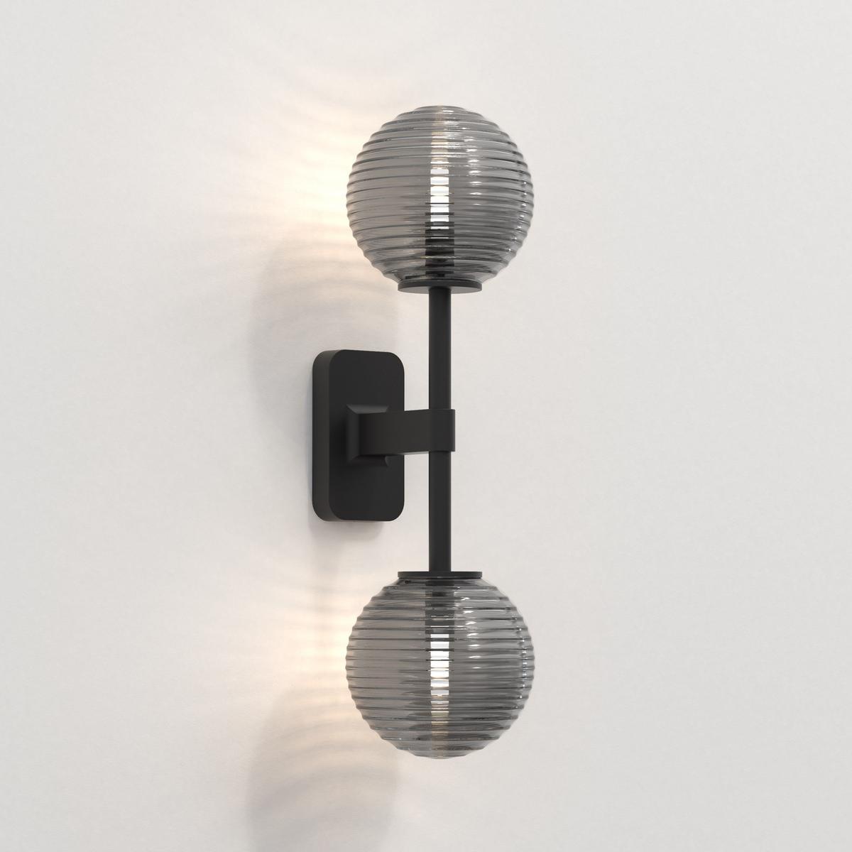 TACOMA TWIN LED zinc wall lamp for bathroom