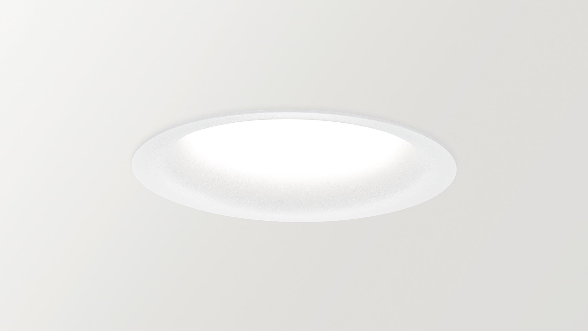 DROP LED recessed aluminium ceiling lamp