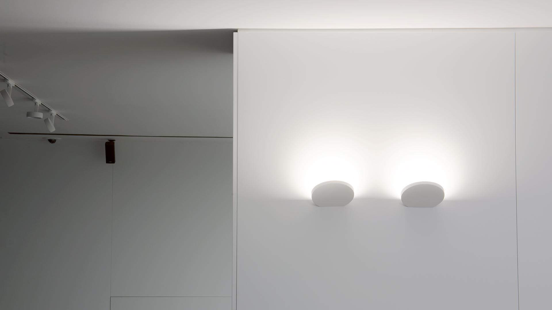 FLAP LED indirect light aluminium wall light