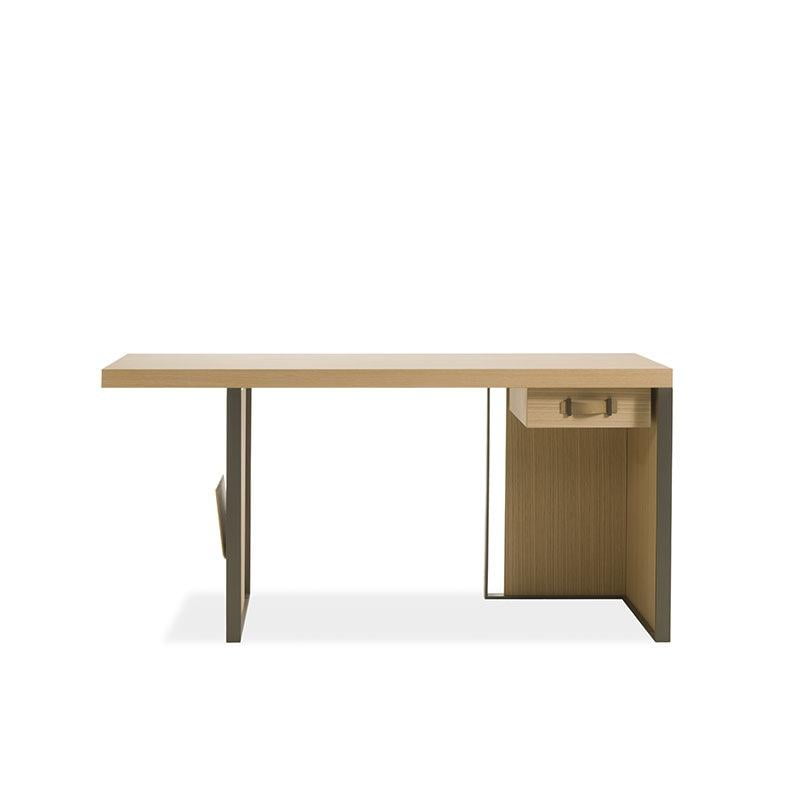 KOBE Rectangular wood writing desk with drawers