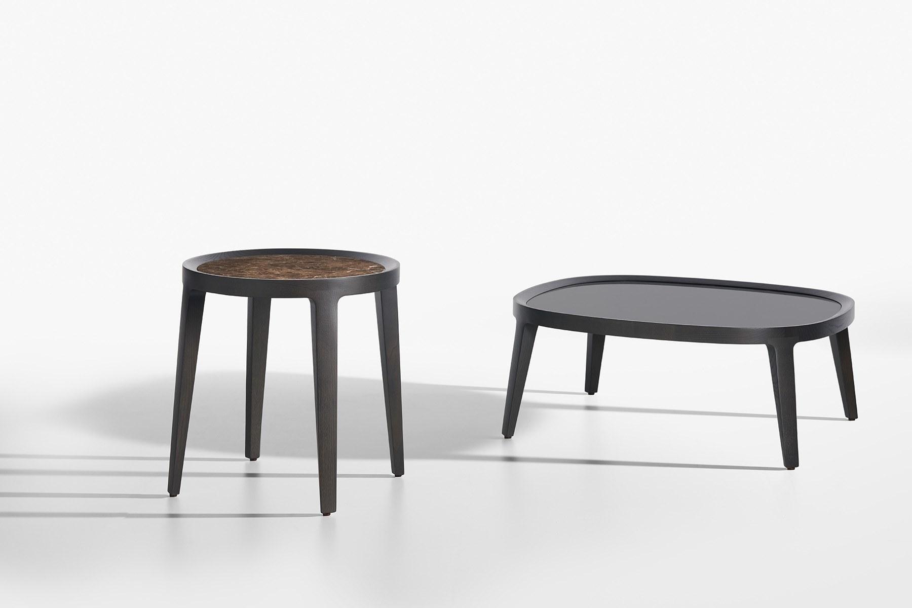 SPRING Round high side table