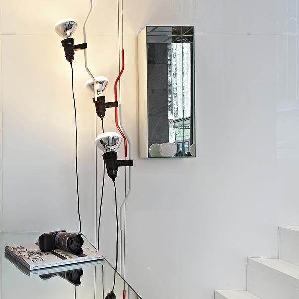 PARENTESI Powder coated steel pendant lamp