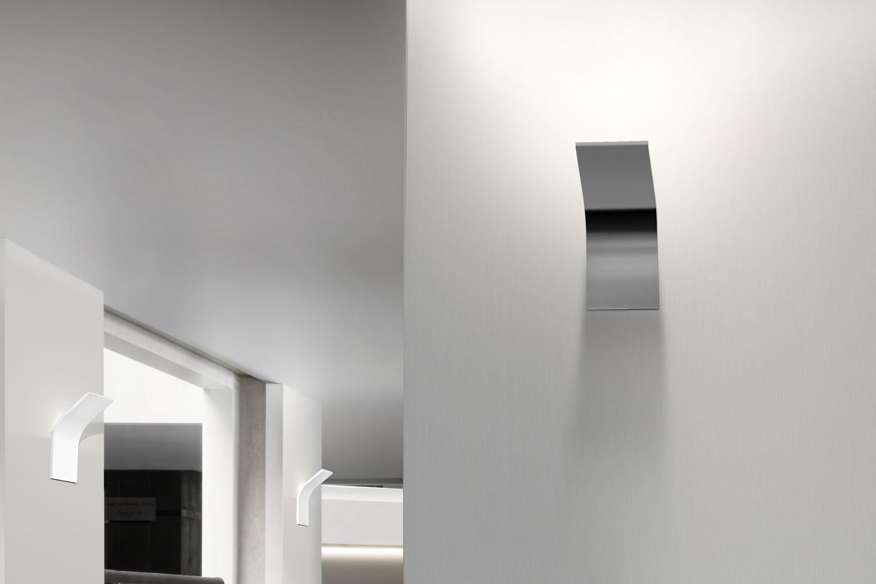 APP Indirect light aluminium wall light