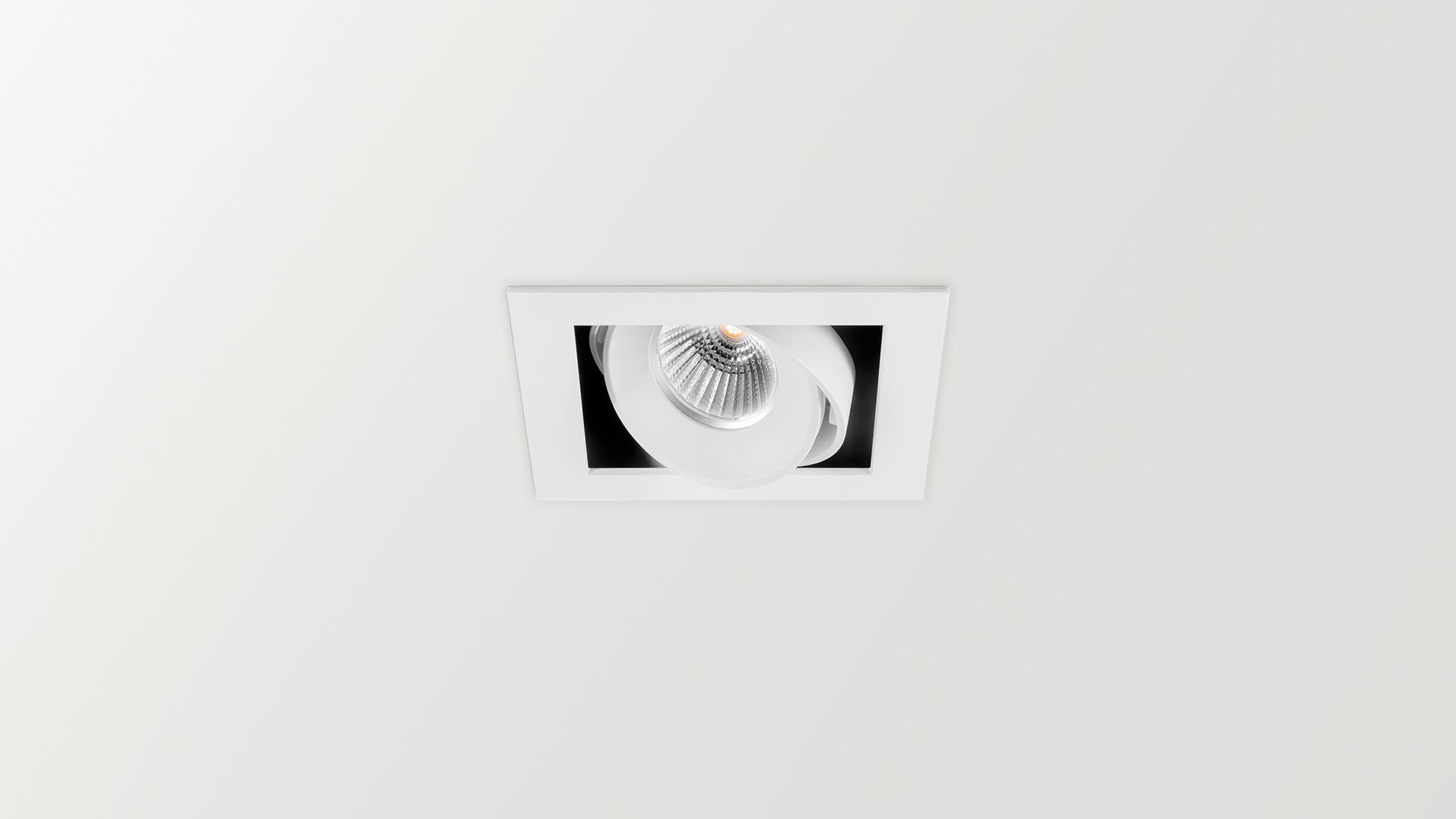 ORBITAL MINI 1 LED adjustable aluminium spotlight