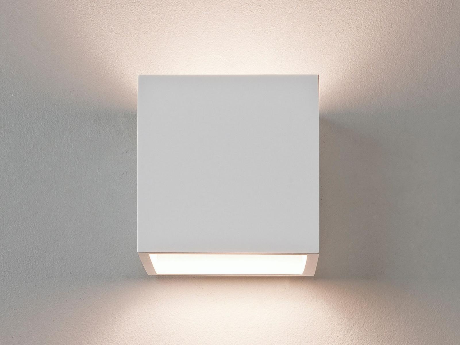 PIENZA Plaster wall light with dimmer