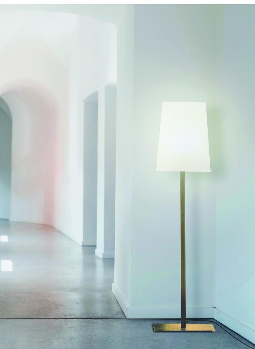 RETTANGOLA Metal floor lamp