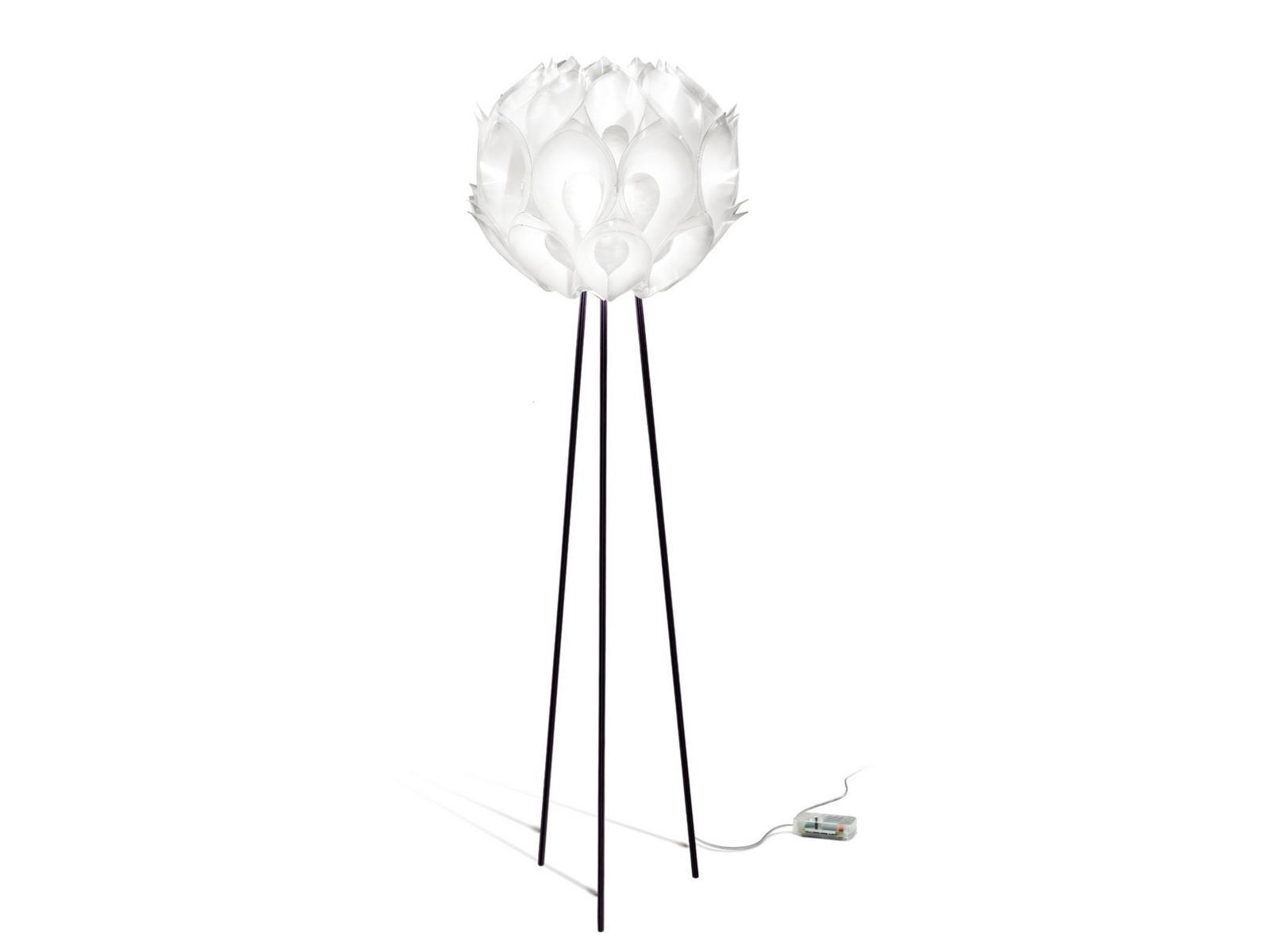 FLORA WHITE LED methacrylate floor lamp