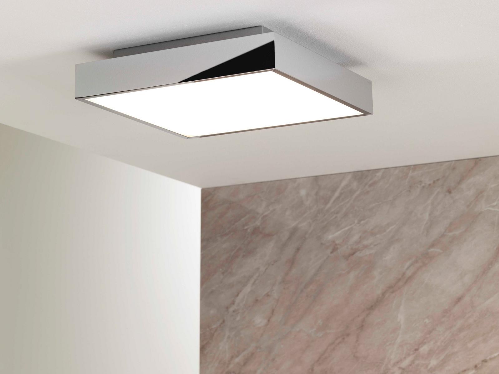 TAKETA LED ceiling light in aluminum and polycarbonate