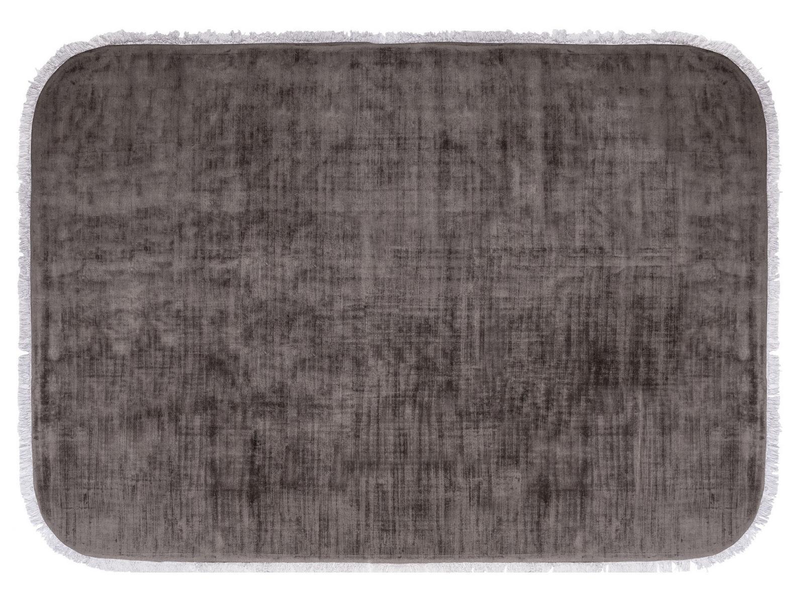 KALAHARI Solid-color rectangular viscose rug