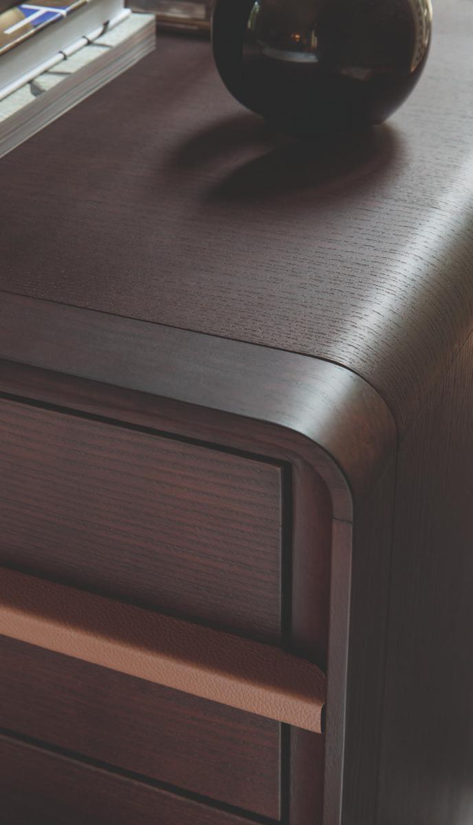 AURA Rectangular ash bedside table