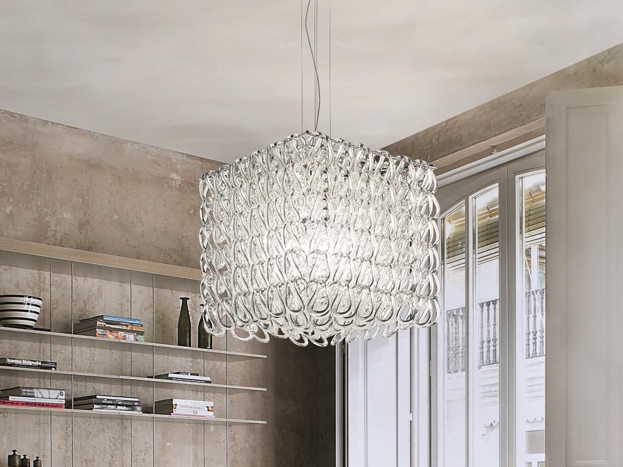 GIOGALI SP CUB Contemporary style direct light halogen glass pendant lamp