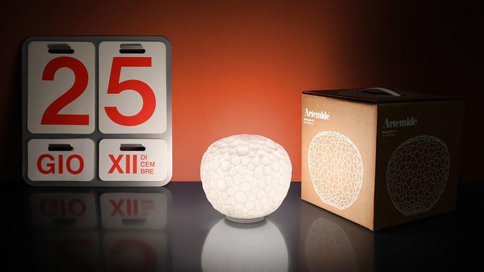 METEORITE Blown glass table lamp