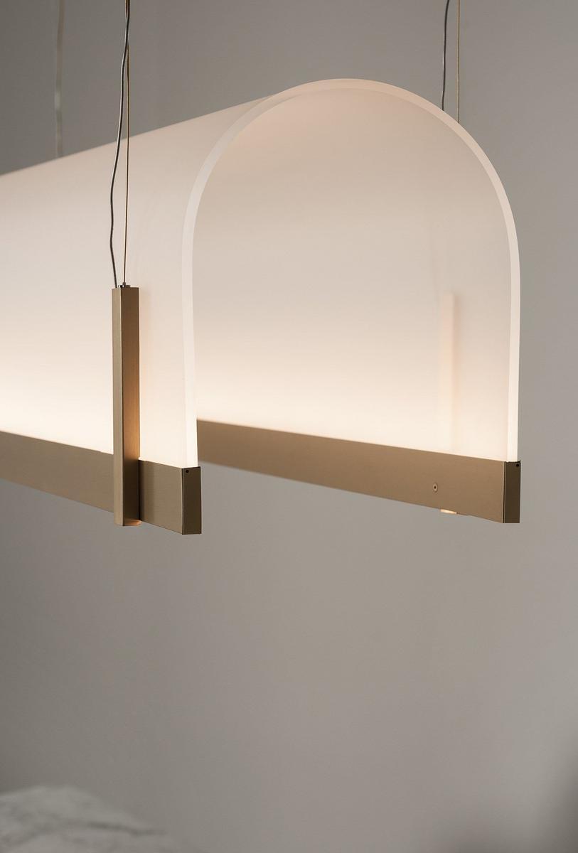 TUNNEL LED methacrylate pendant lamp