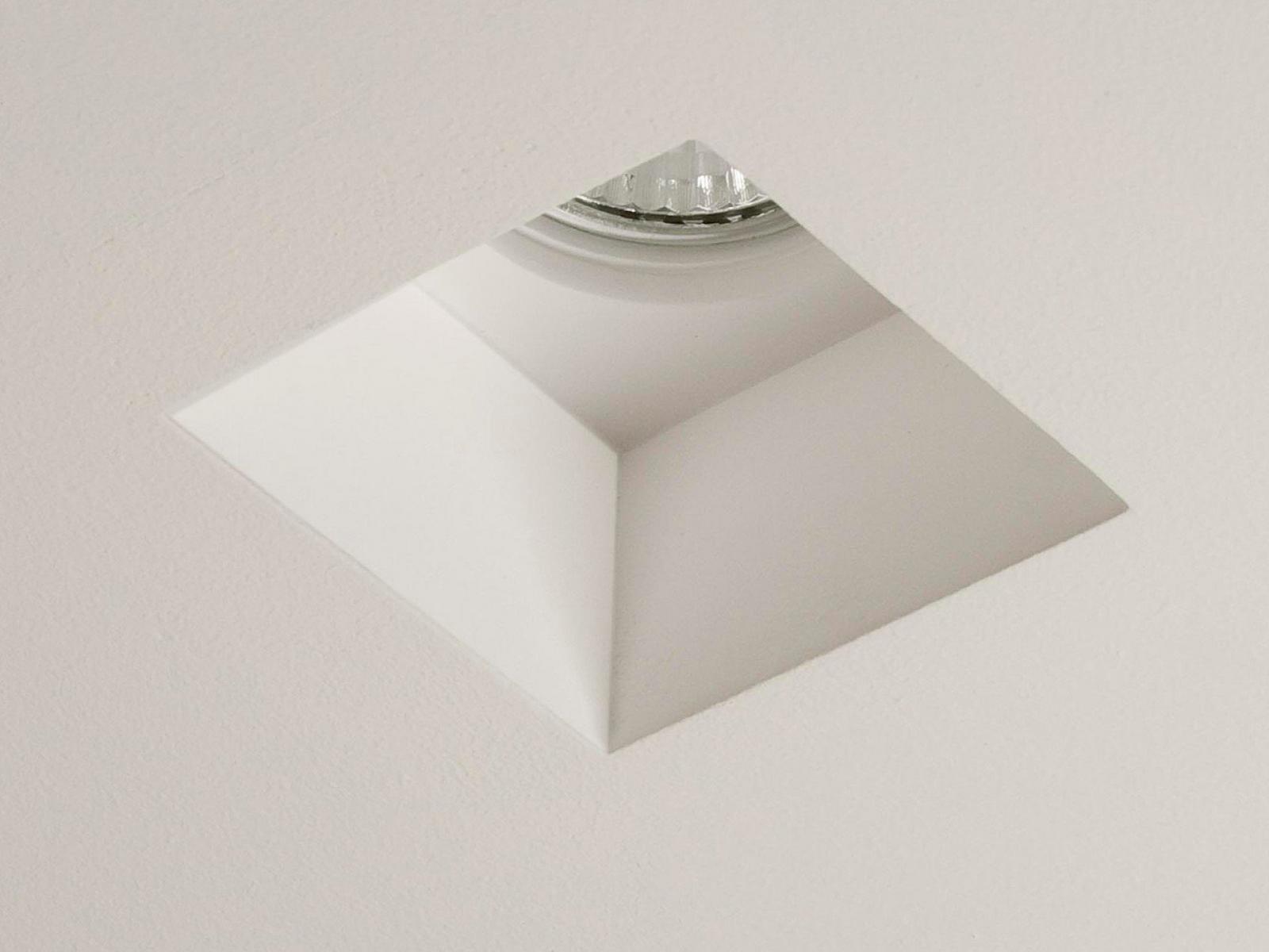 BLANCO SQUARE LED square recessed plaster spotlight