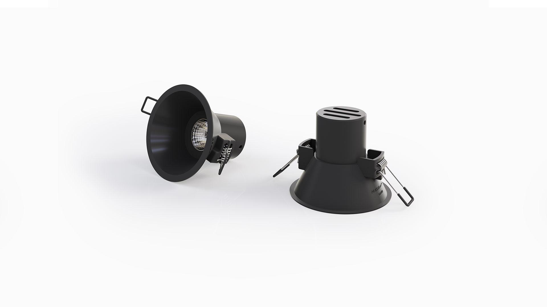 SHOT LIGHT M LED recessed aluminium spotlight