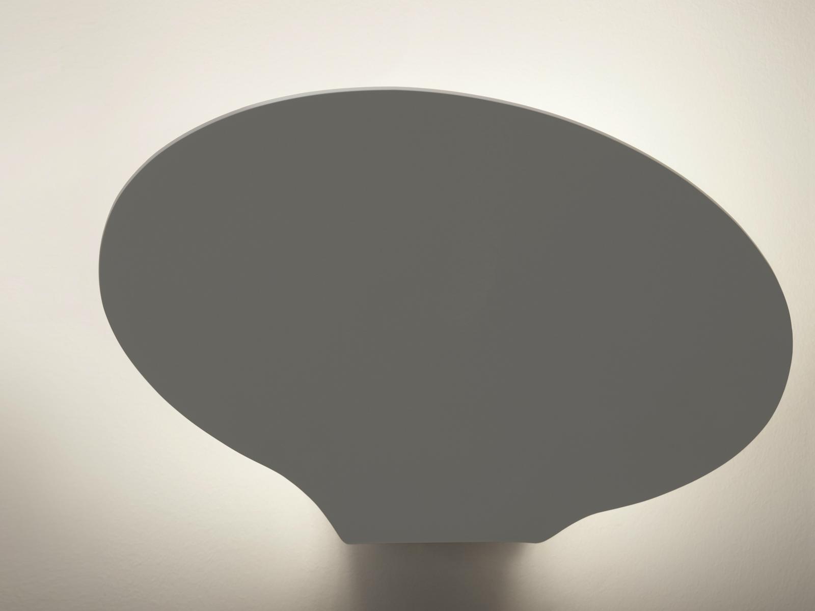 GLU LED aluminium wall lamp