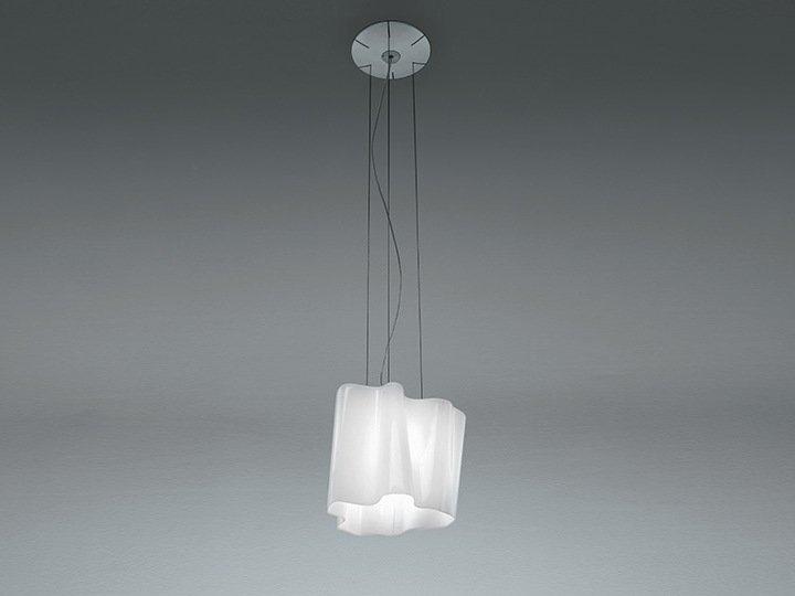LOGICO Blown glass pendant lamp