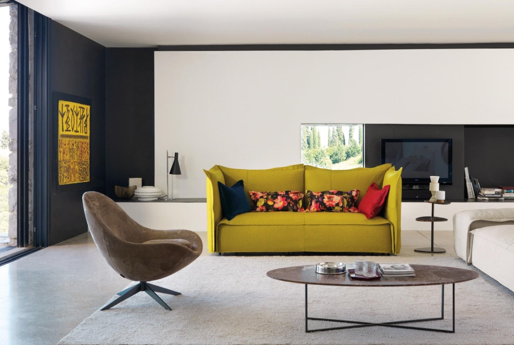 BRITT Fabric sofa with removable cover