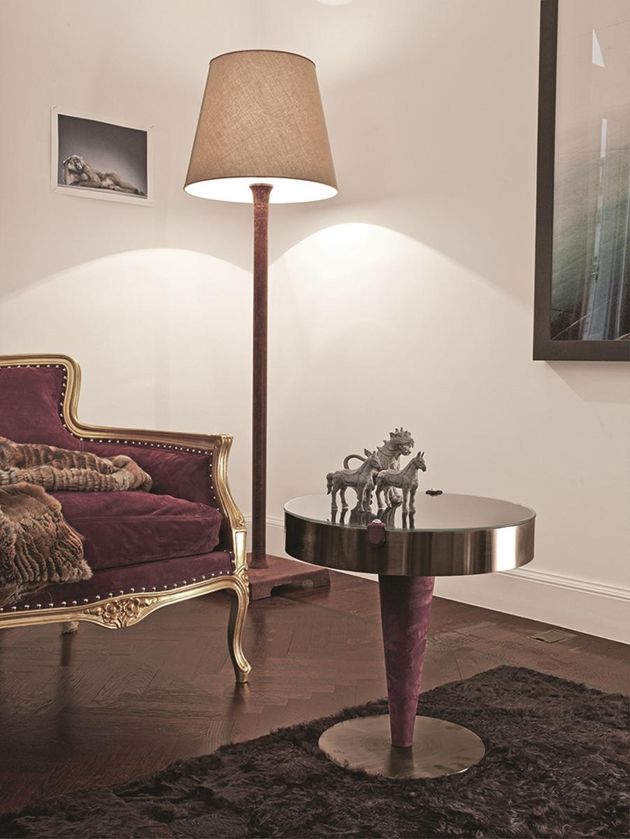PRINCE Round metal coffee table